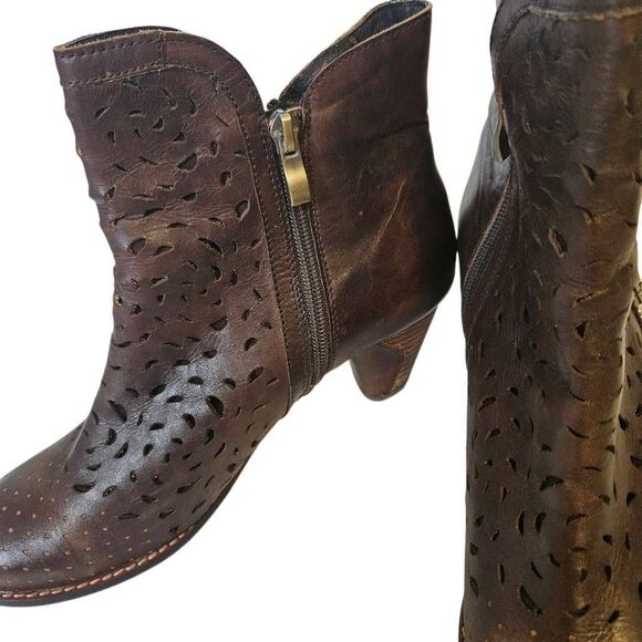 L'artiste brown leather booties. Size 39. - Picture 3 of 7